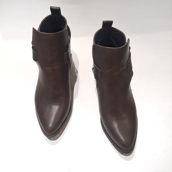 Brown Ankle Booties NWOB - Picture 4 of 6